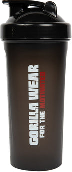 Gorilla Wear Shake Beker XXL - 1000 ml - Zwart - Hoofdafbeelding