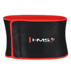 HMS Fitness Afslank Tailleband - Zwart/Rood - Hoofdafbeelding