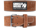 Gorilla Wear Halterriem - 4 Inch Leren Lifting Belt - Bruin - Hoofdafbeelding