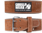 Gorilla Wear Halterriem - 4 Inch Leren Lifting Belt - Bruin - Hoofdafbeelding