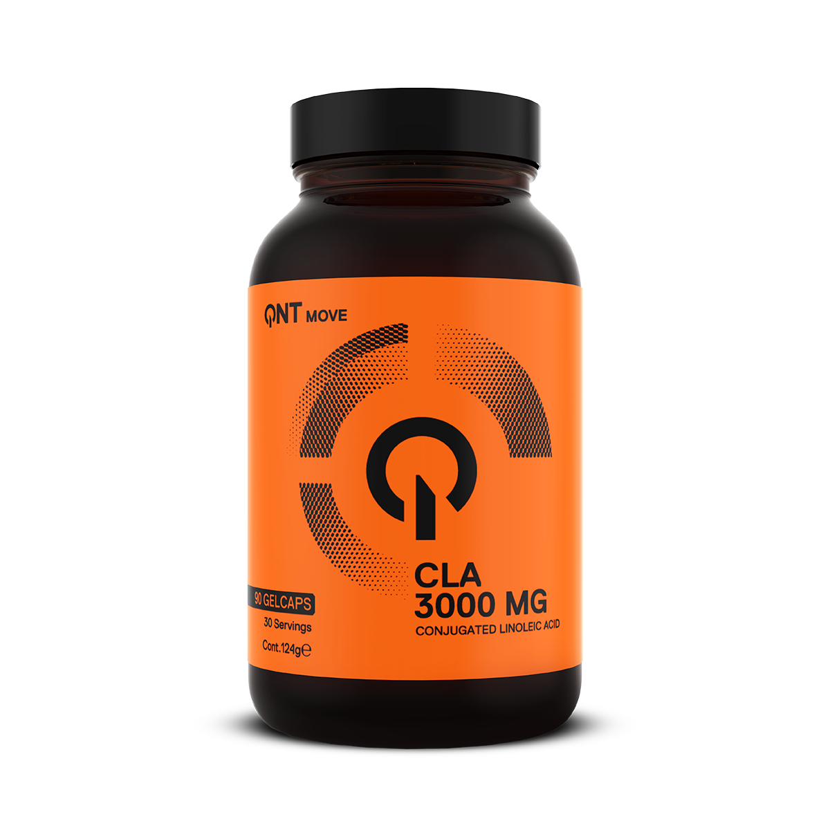 QNT CLA 1000 mg - 90 Gel Capsules - Vooraanzicht