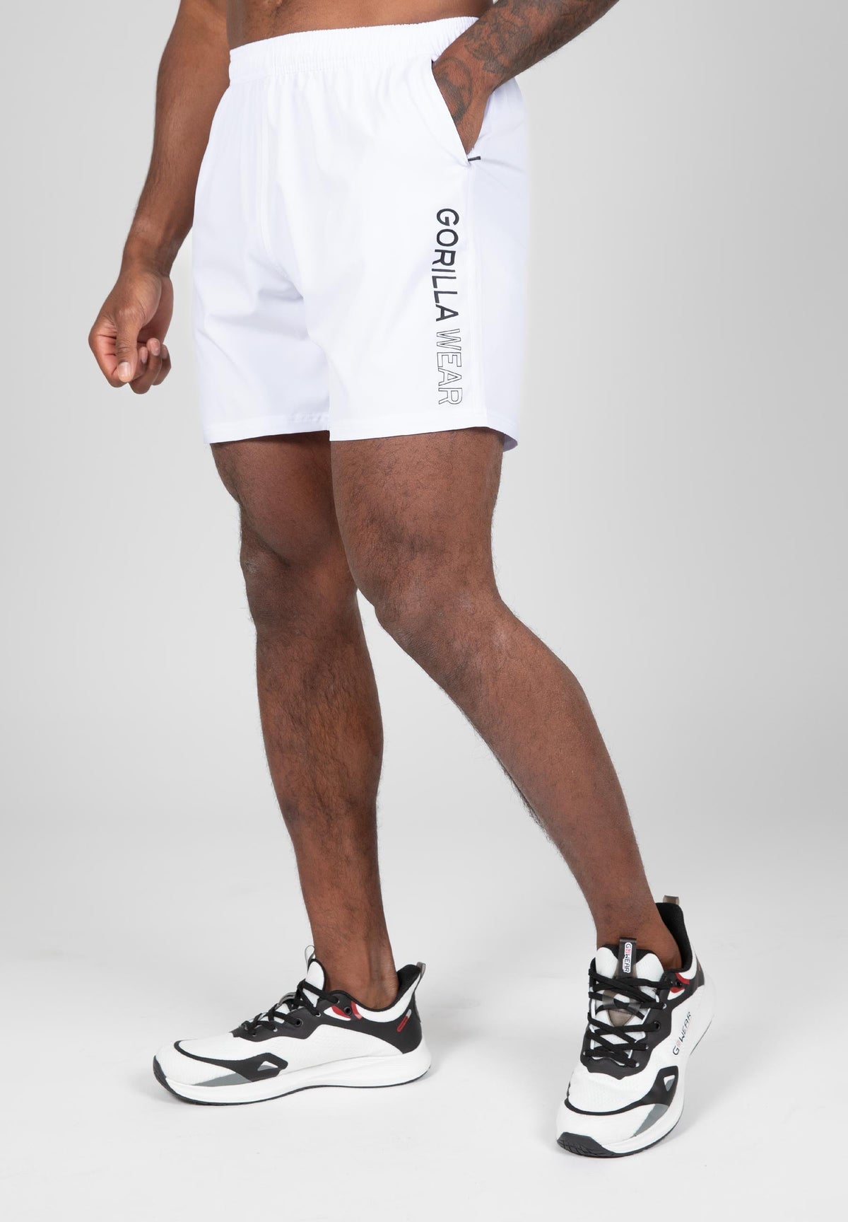 Gorilla Wear Clarkson Shorts - Korte Broek - Wit - Hoofdafbeelding