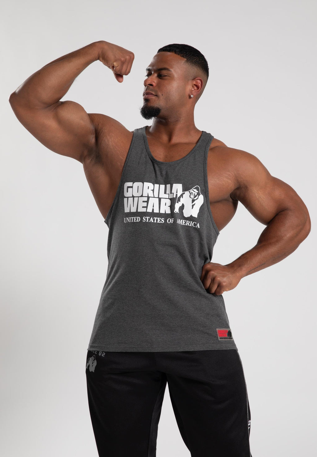 Gorilla Wear Classic Tank Top - Donkergrijs - Hoofdafbeelding