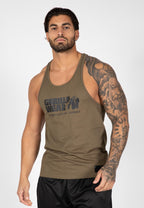 Gorilla Wear Classic Tank Top - Legergroen - Hoofdafbeelding