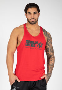 Gorilla Wear Classic Tank Top - Rood - Hoofdafbeelding
