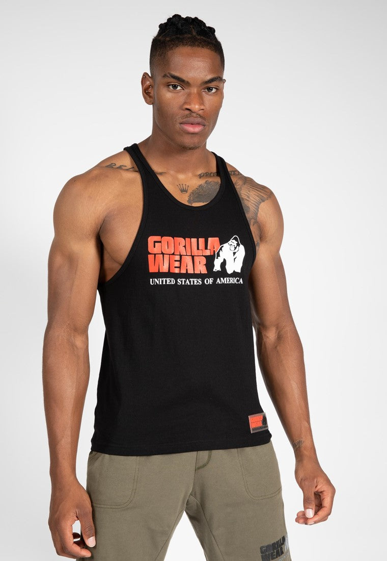 Gorilla Wear Classic Tank Top - Zwart - Hoofdafbeelding