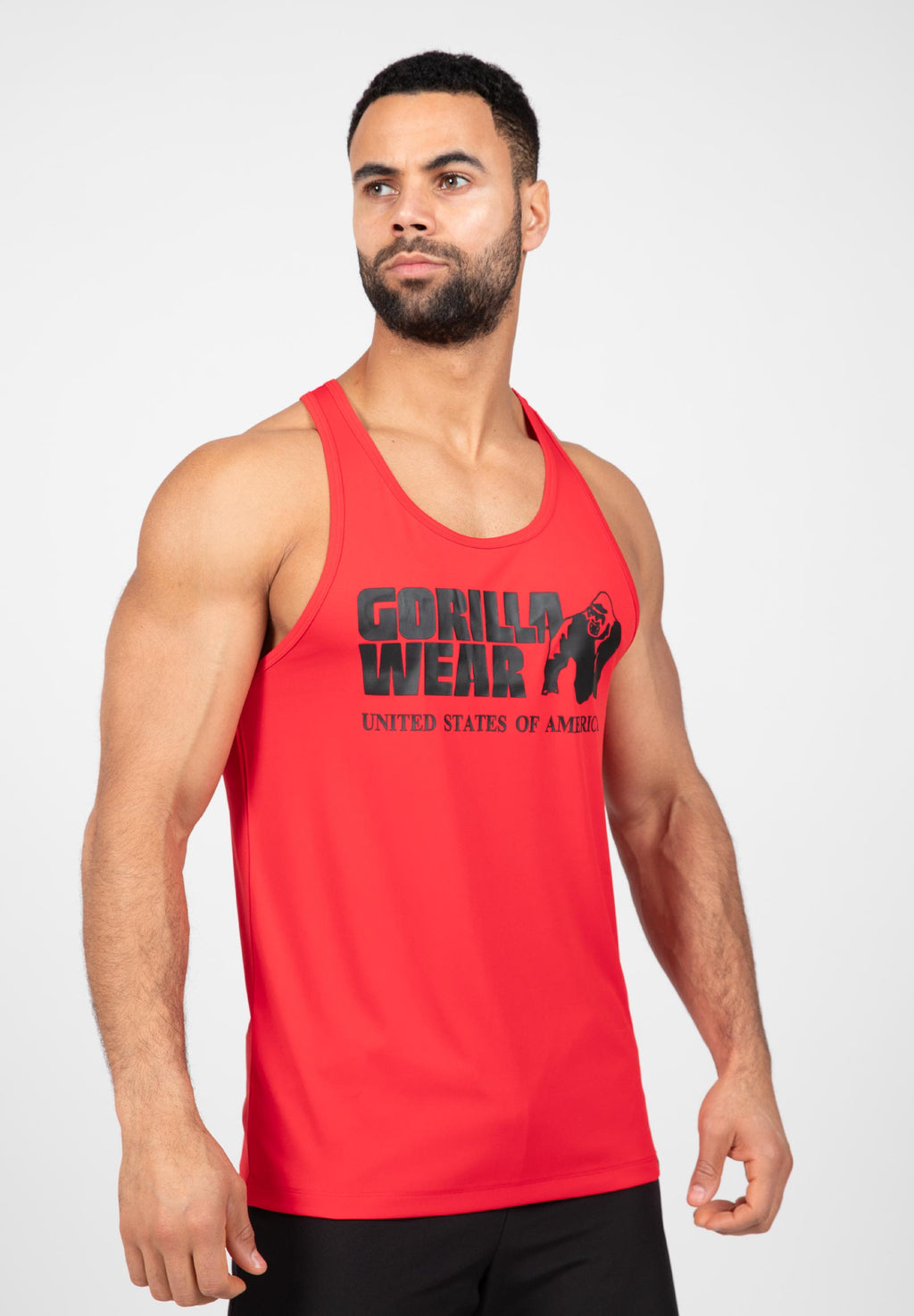 Gorilla Wear Classic Training Tank Top - Rood - Hoofdafbeelding
