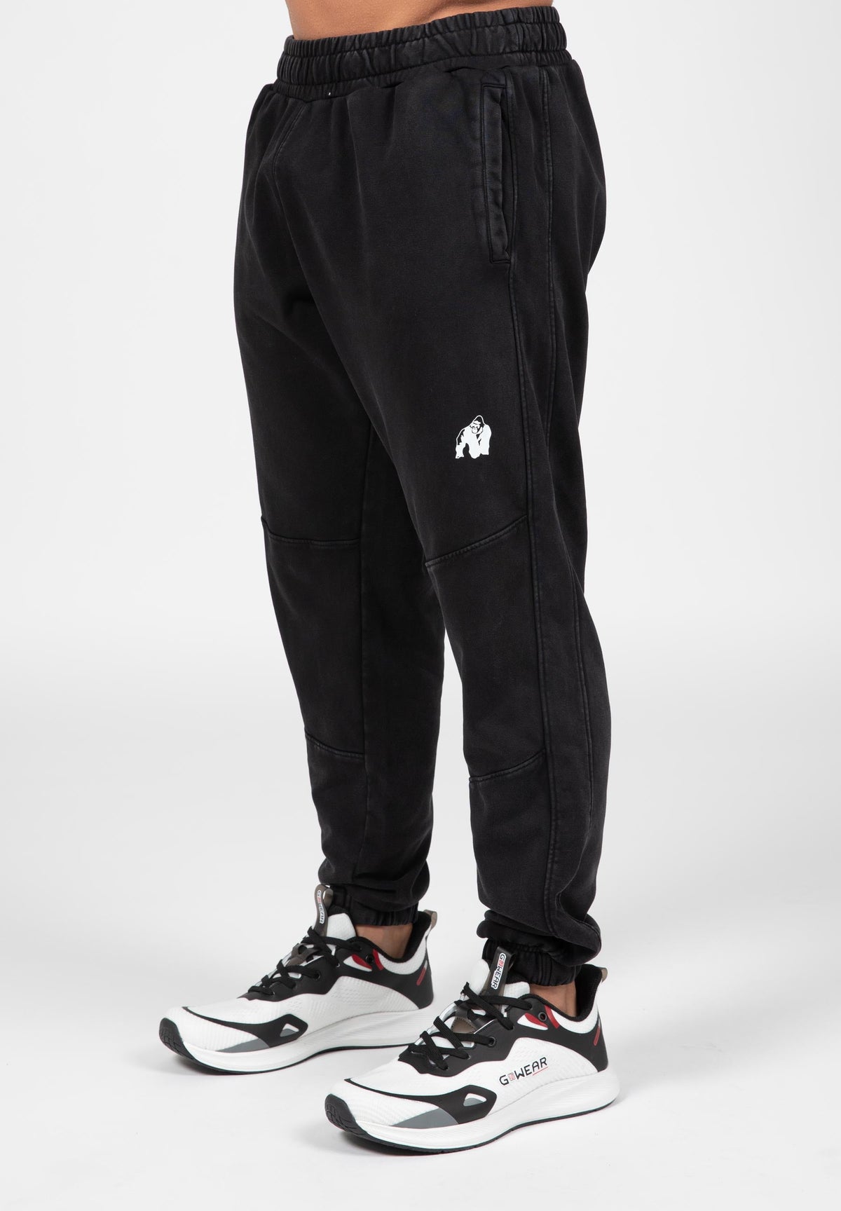 Gorilla Wear Curtis Joggingbroek - Washed Grijs - Hoofdafbeelding