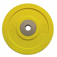 Toorx Fitness Bumper Plate - Olympische Halterschijf - 15 kg - Hoofdafbeelding