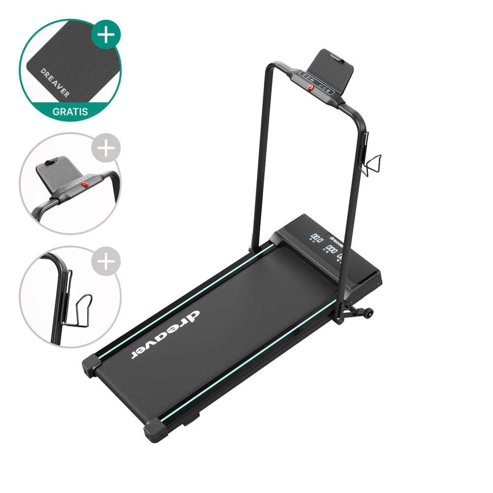 Dreaver Elevate Pro Loopband - Inklapbaar - Voor Thuis - Hoofdafbeelding