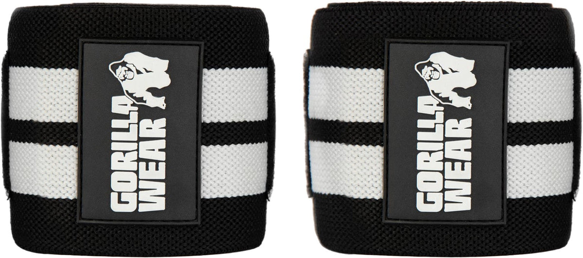 Gorilla Wear Elbow Wraps - Zwart/Wit - Hoofdafbeelding