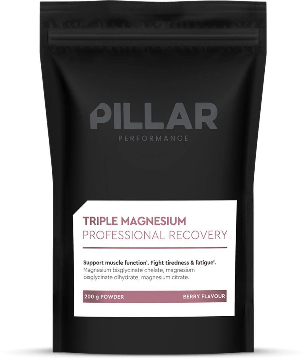 PILLAR Performance Triple Magnesium Poeder - 200 gr - Berry - Hoofdafbeelding