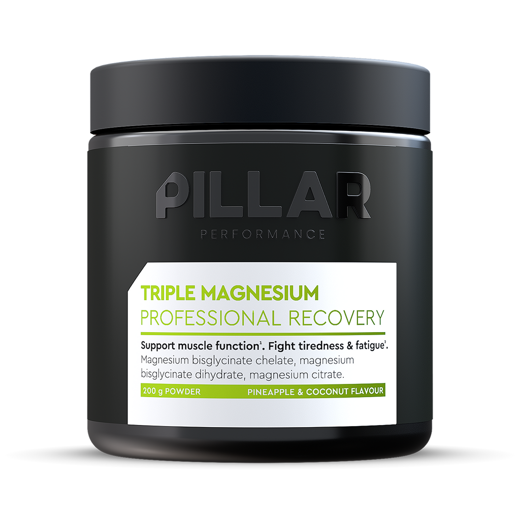 PILLAR Performance Triple Magnesium Poeder - 200 gr - Pineapple & Coconut - Vooraanzicht