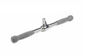 Lifemaxx Triceps Straight Bar PU Grip - Grijs - Productafbeelding