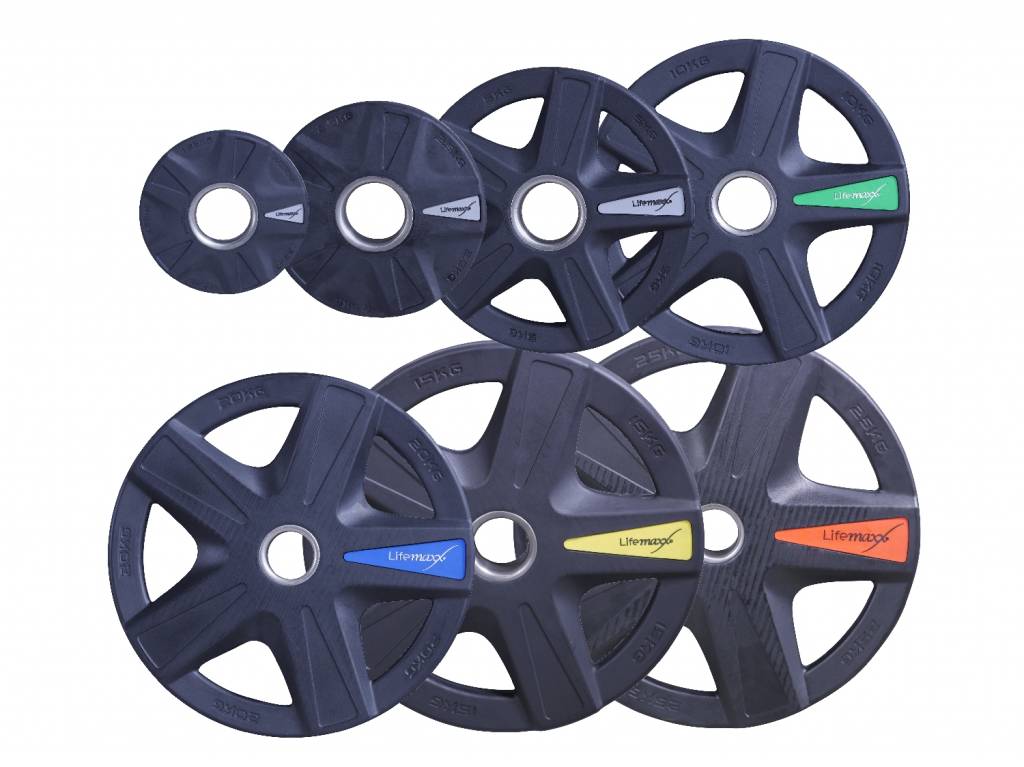 Lifemaxx Olympic Disc 5-grip model - 50 mm - Hoofdafbeelding