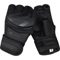 RDX Sports F15 Noir MMA Grappling Gloves - Zwart - Hoofdafbeelding