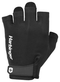 Harbinger Power 2.0 Unisex Fitness Handschoenen - Zwart - Vooraanzicht
