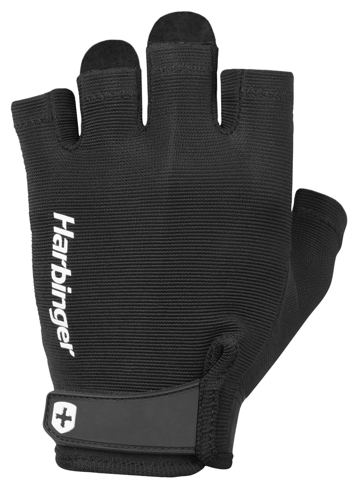 Harbinger Power 2.0 Unisex Fitness Handschoenen - Zwart - Vooraanzicht