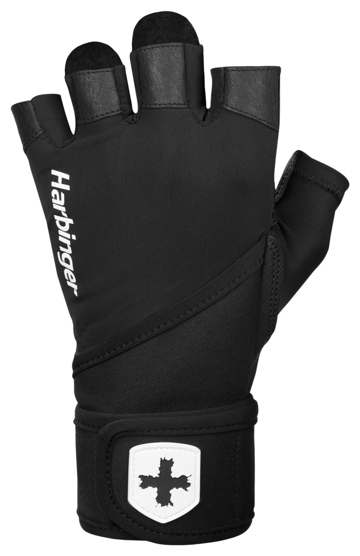 Harbinger Pro WW 2.0 Unisex Fitness Handschoenen - Zwart - Vooraanzicht