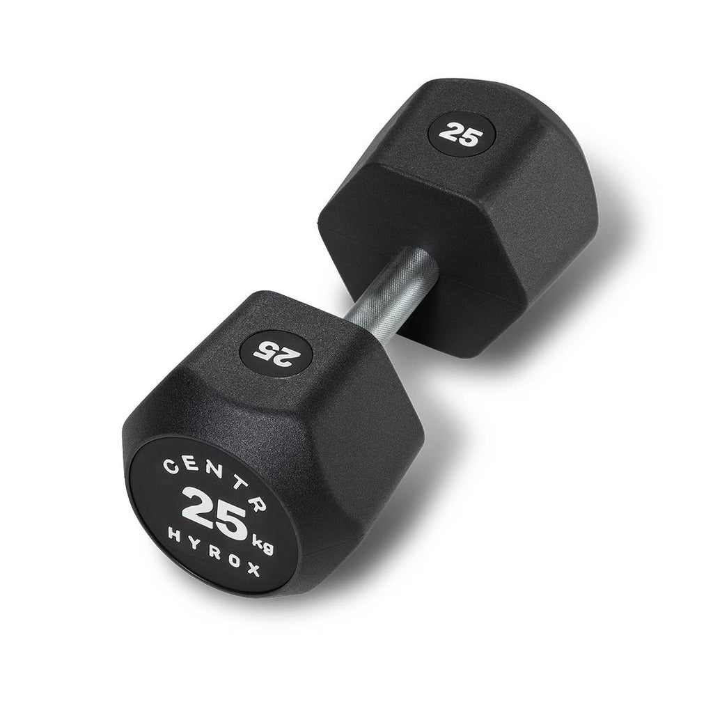 Centr x Hyrox Urethane Hexagon Dumbbell - 25 kg - Hoofdafbeelding