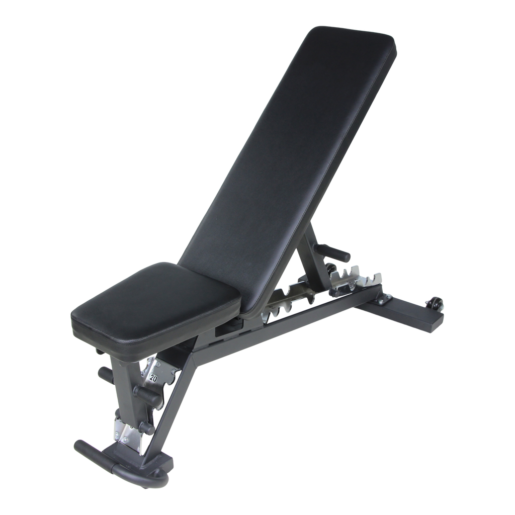 Lifemaxx Crossmaxx Adjustable Bench V2 - Verstelbare Trainingsbank - Zwart - Hoofdafbeelding