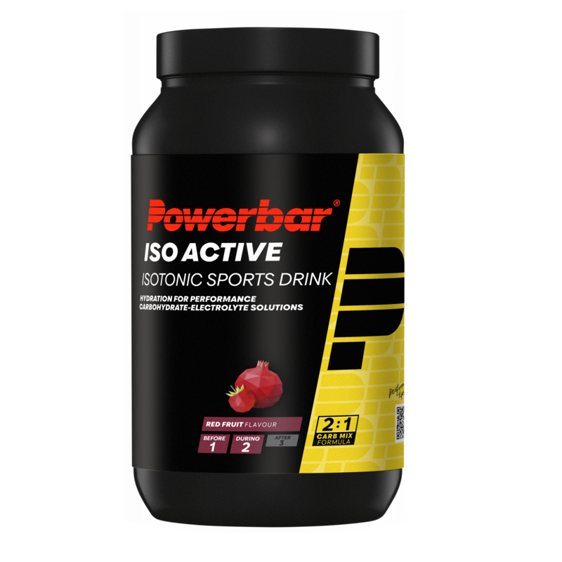 Powerbar Isoactive Sportdrank - 1320 gr - Rood Fruit - Productafbeelding