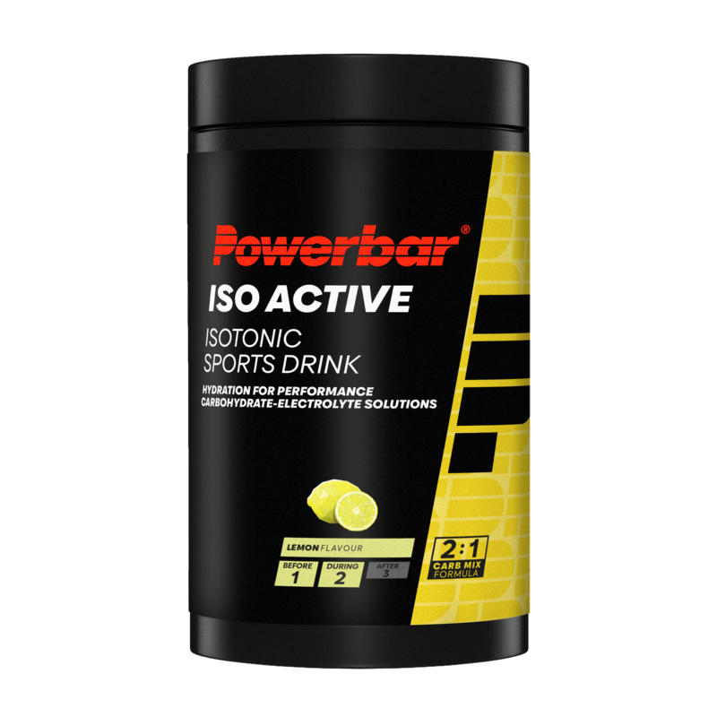Powerbar Isoactive Sportdrank - 600 gr - Citroen - Productafbeelding