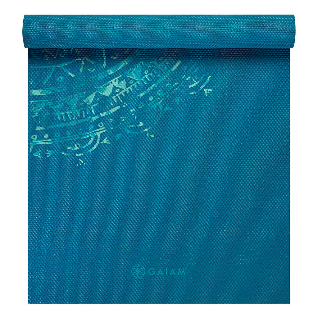 Gaiam Yogamat - 4 mm - Jade Mandala - Hoofdafbeelding