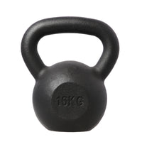 HMS Kettlebell - Gietijzer - 16 kg - Zwart - Hoofdafbeelding
