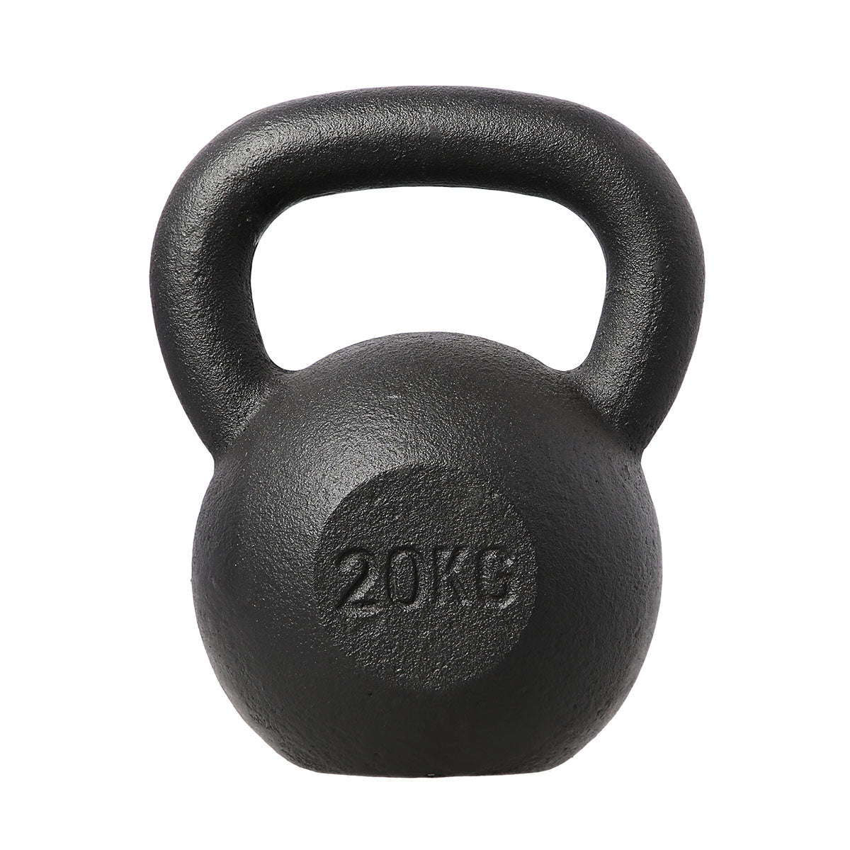 HMS Kettlebell - Gietijzer - 20 kg - Zwart - Hoofdafbeelding