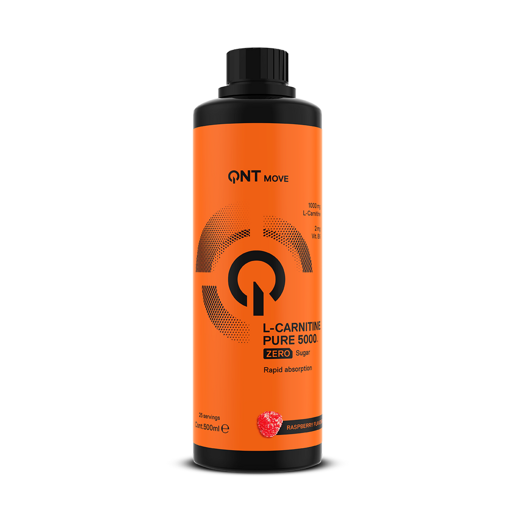 QNT L-Carnitine Liquid - 500 ml - Framboos - Vooraanzicht