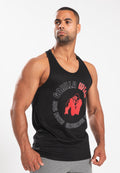 Gorilla Wear Lafayette Tank Top - Zwart - Achteraanzicht