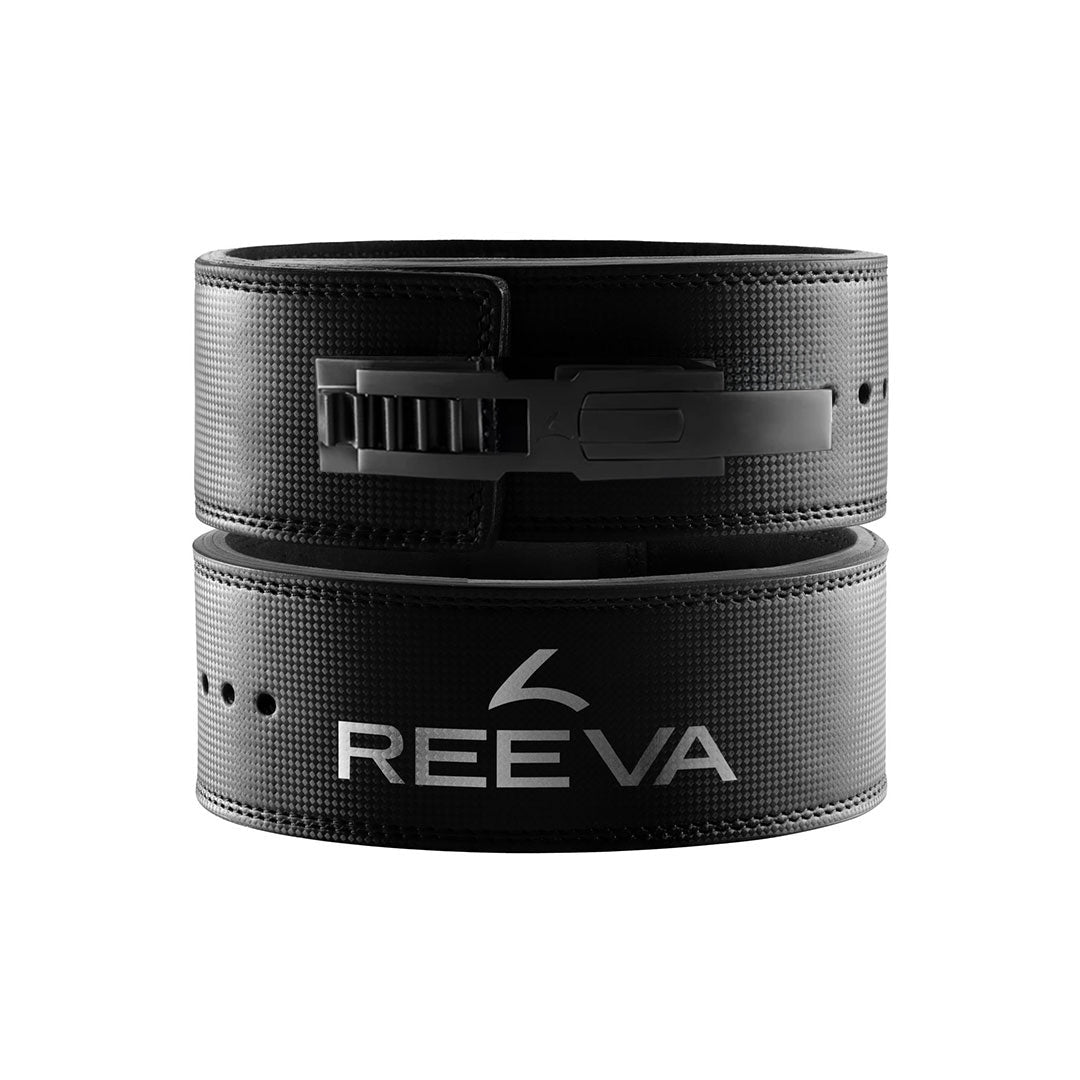 Reeva Halterriem Carbon Leer met Verstelbare Gesp V2 - Hoofdafbeelding