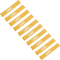Lifemaxx LMX Mini Weerstandsband - Medium - Oranje - 10 stuks - Hoofdafbeelding
