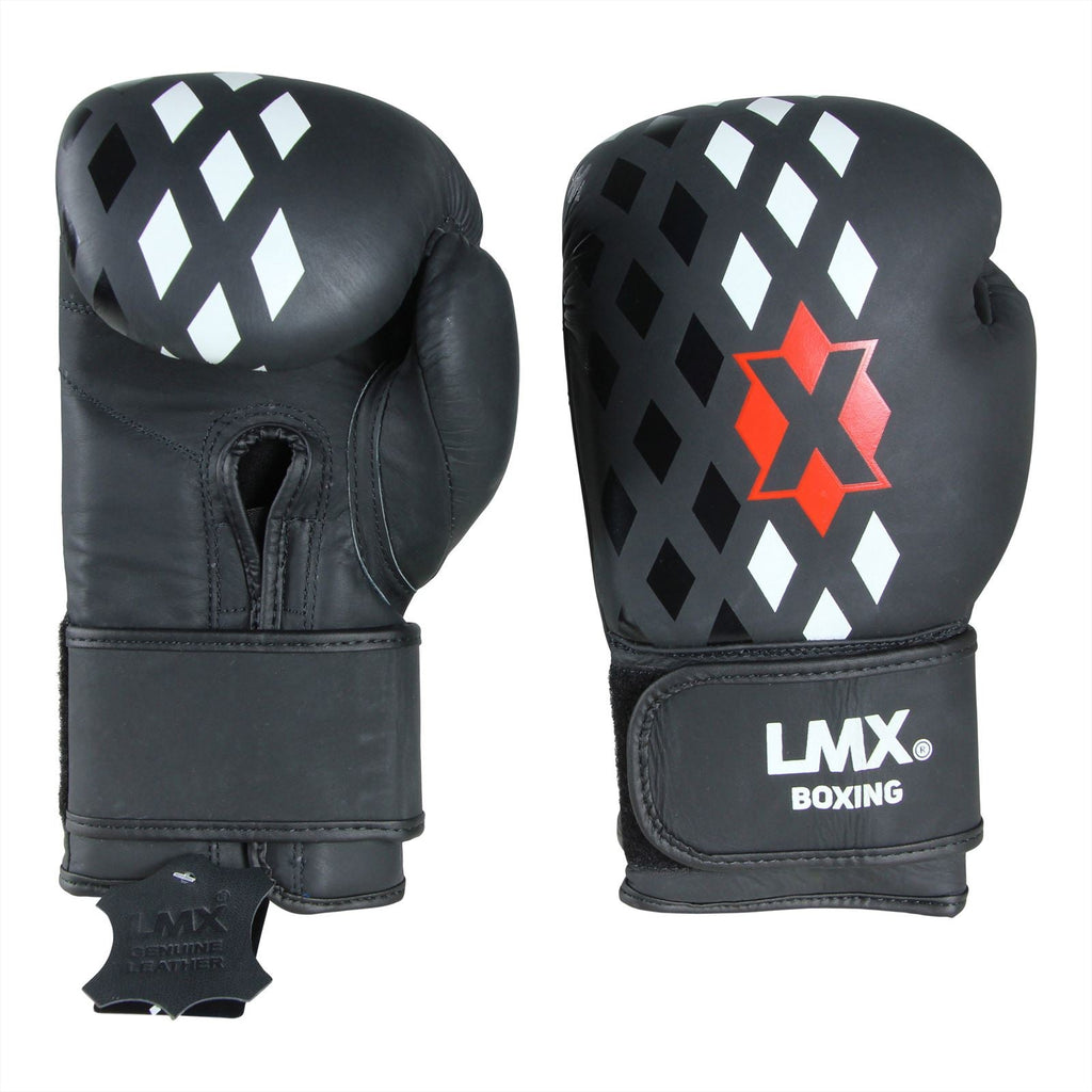 Lifemaxx LMX Boxing Bokshandschoenen - Leather Gloves - Hoofdafbeelding