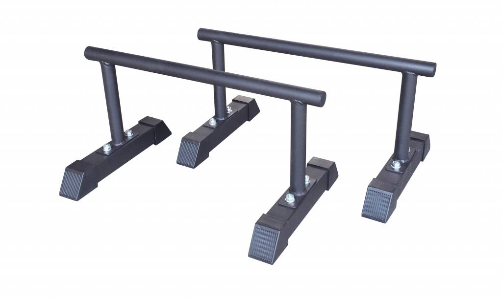 Lifemaxx Crossmaxx Parallettes Set - Zwart - Hoofdafbeelding