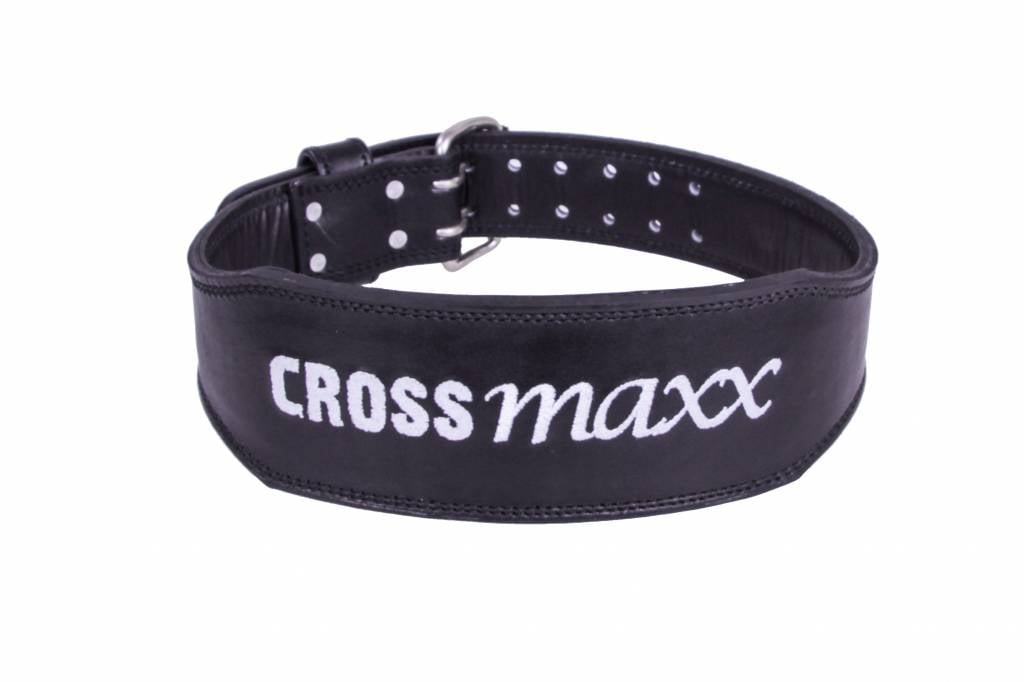 Lifemaxx Crossmaxx Weight Lifting Belt Premium - Leer - Hoofdafbeelding