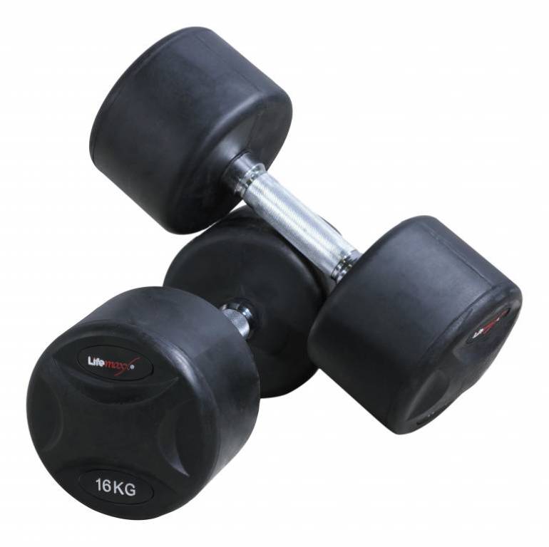 Lifemaxx Vaste Ronde Dumbbell Set  2 x 40 kg - Productafbeelding