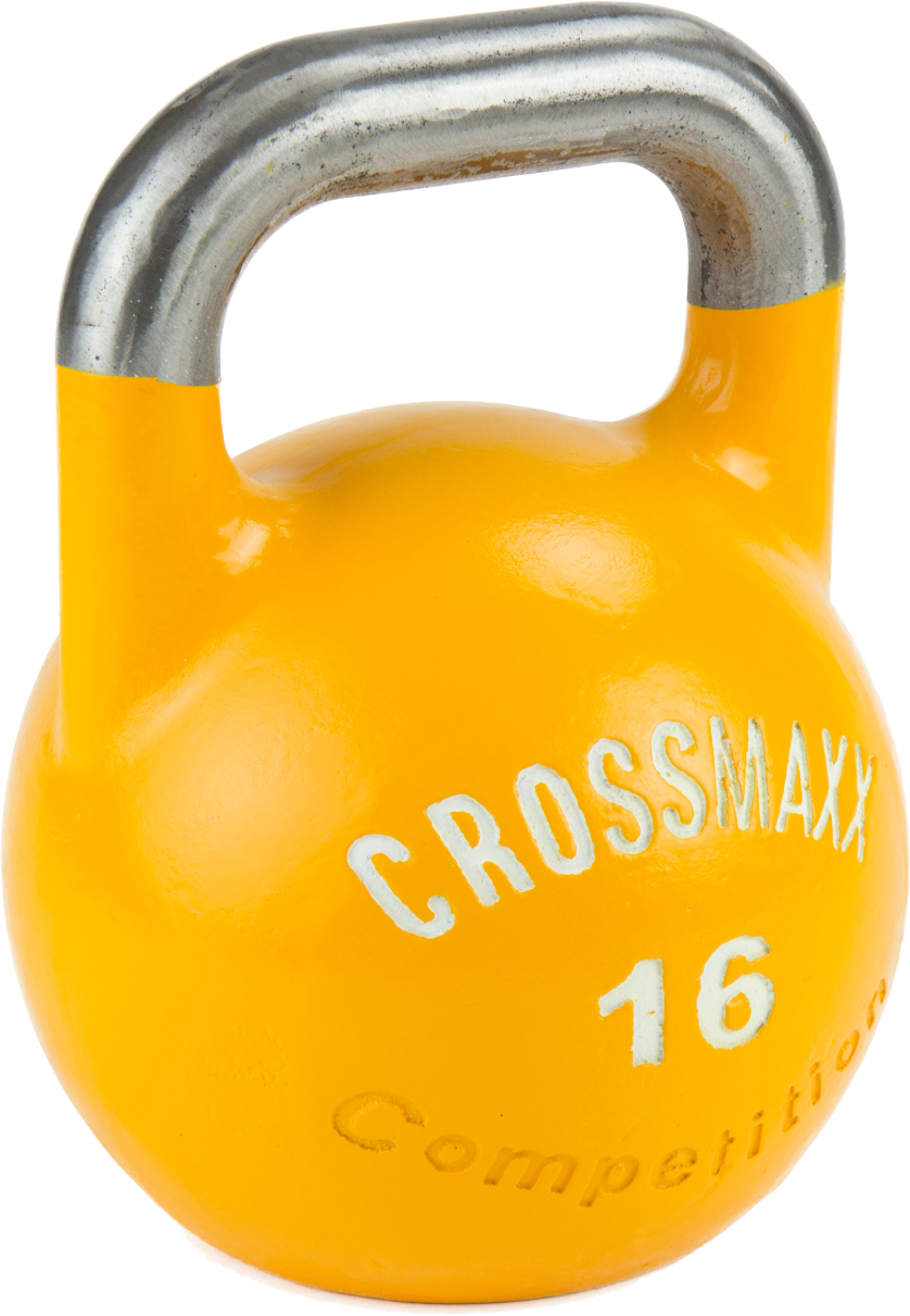 Lifemaxx Crossmaxx Competition Kettlebells - Geel - 16 kg - Hoofdafbeelding