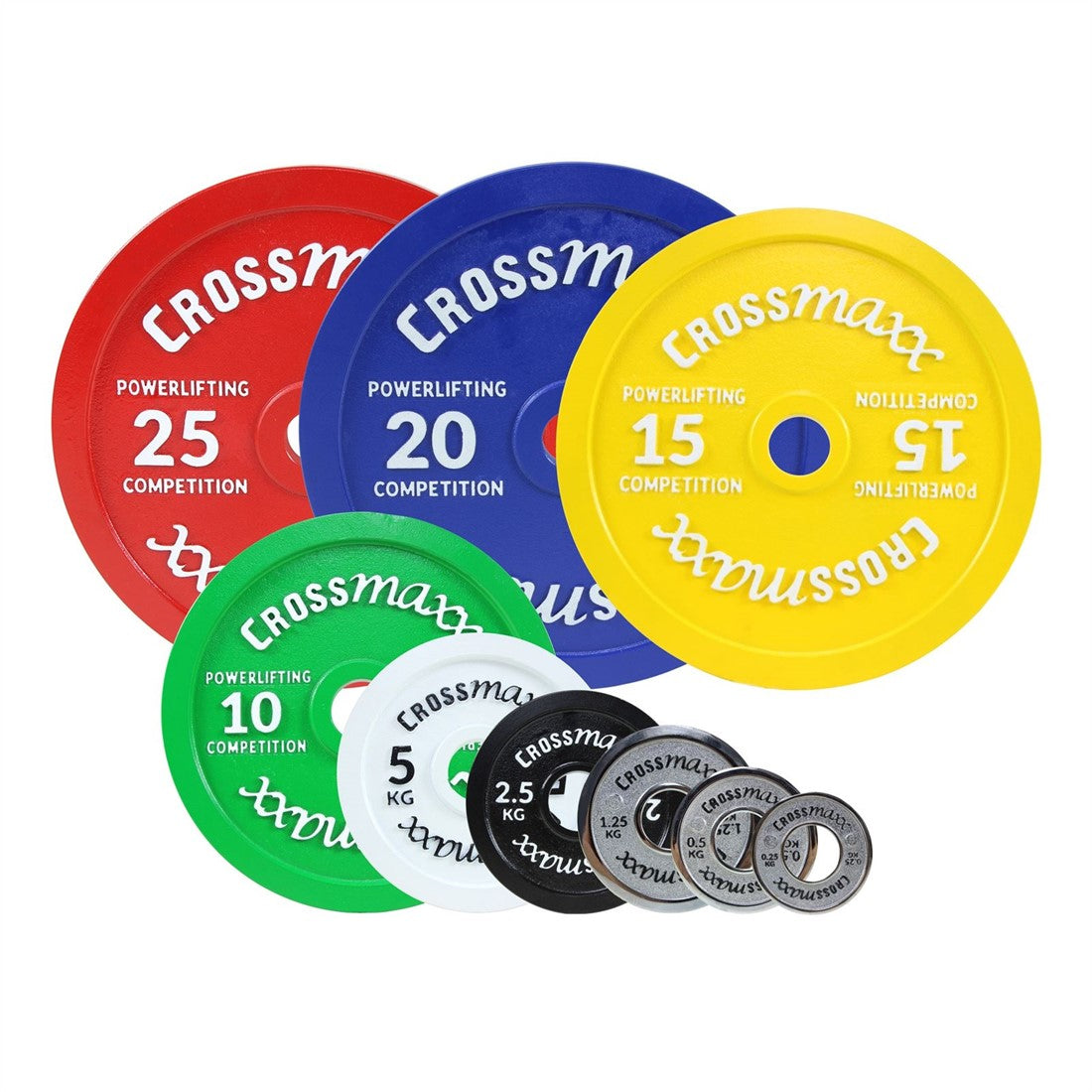 Lifemaxx Crossmaxx Gekalibreerde Halterschijven - 50 mm - Hoofdafbeelding