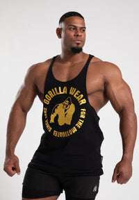 Gorilla Wear Melrose Stringer - Zwart/Goud - Hoofdafbeelding