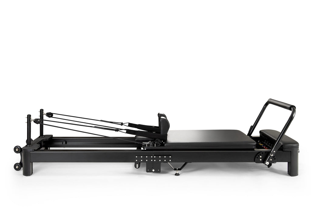 Mewave Pilates Reformer Pro Premium - Zwart - Hoofdafbeelding