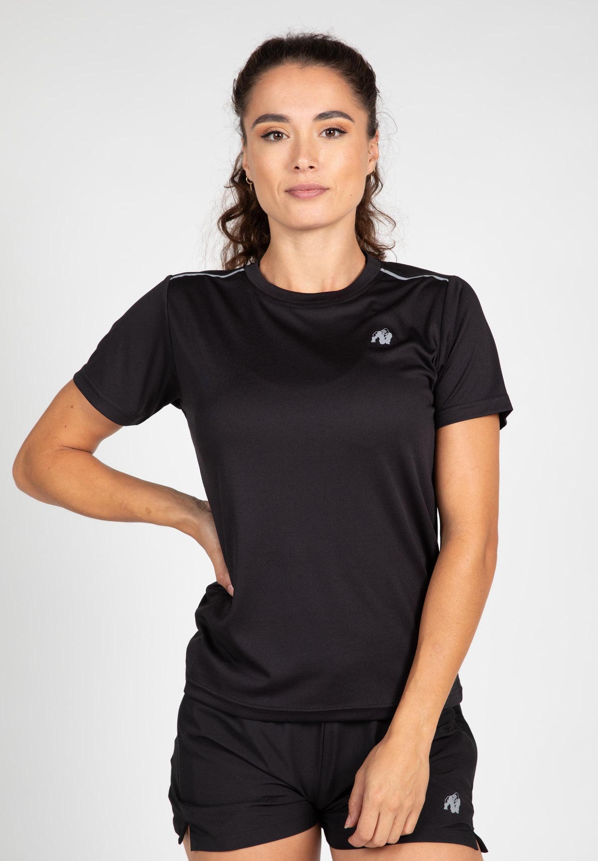 Gorilla Wear Mokena T-shirt - Zwart - Hoofdafbeelding