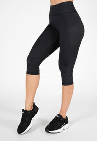 Gorilla Wear Monroe Cropped Legging - Zwart - Hoofdafbeelding