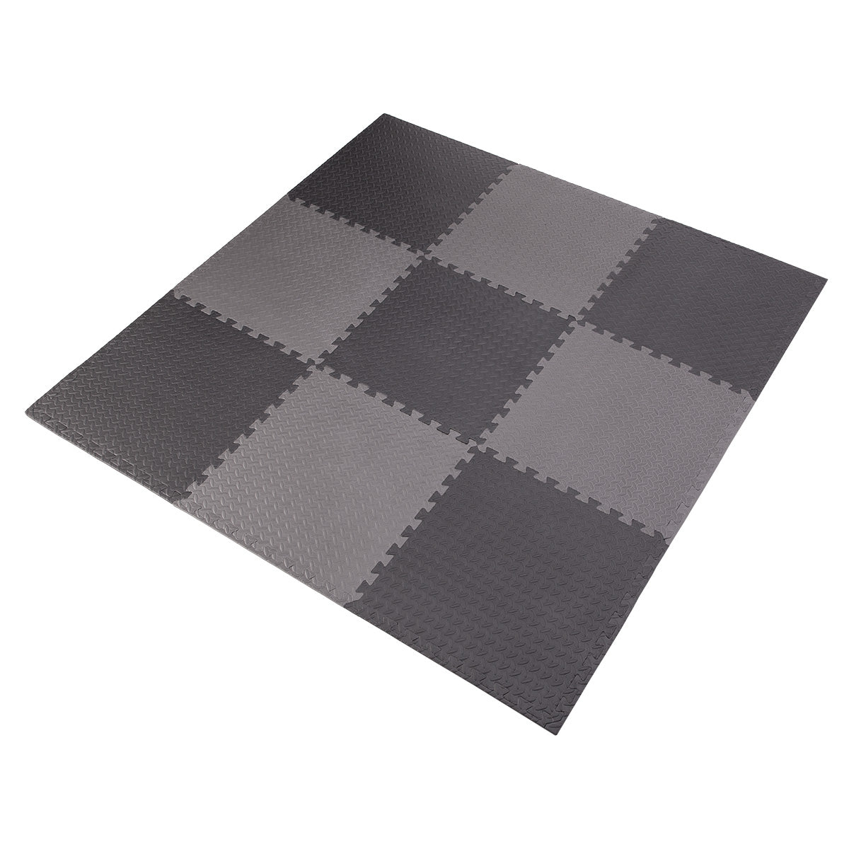 HMS Puzzelmat - Set van 9 - 12 mm - Donkergrijs - Hoofdafbeelding