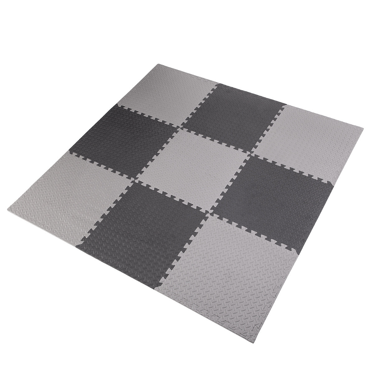 HMS Puzzelmat - Set van 9 - 12 mm - Lichtgrijs - Hoofdafbeelding
