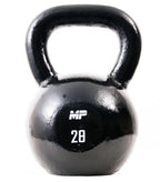 Muscle Power Gietijzeren Kettlebell - Zwart - 28 kg - Hoofdafbeelding