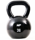 Muscle Power Gietijzeren Kettlebell - Zwart - 36 kg - Hoofdafbeelding
