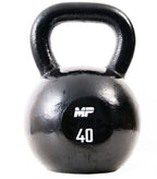 Muscle Power Gietijzeren Kettlebell - Zwart - 40 kg - Hoofdafbeelding