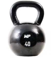 Muscle Power Gietijzeren Kettlebell - Zwart - 40 kg - Hoofdafbeelding